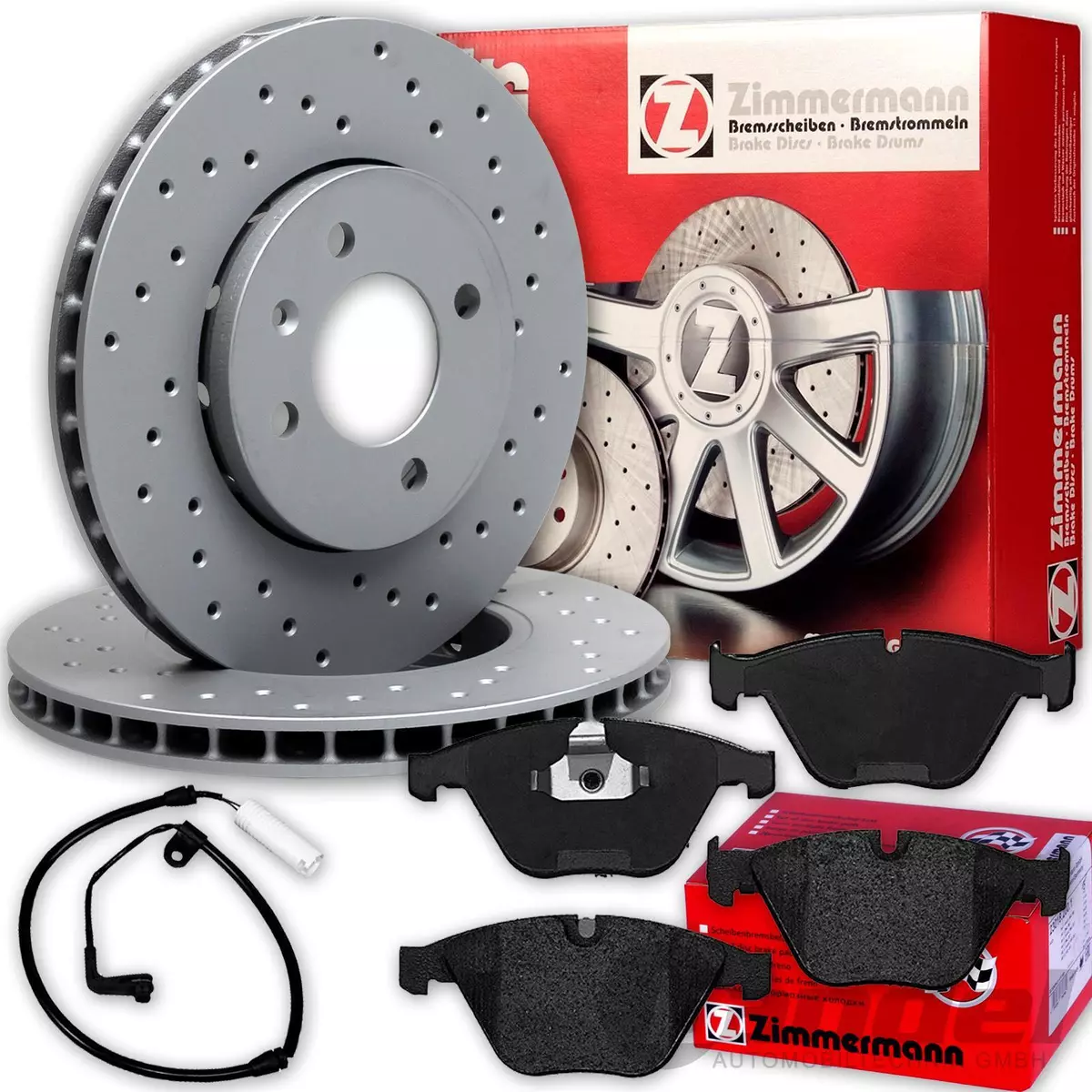 Гальмівні диски та колодки Zimmermann для Renault Laguna Купе (DT0/1) 3.0 dCi