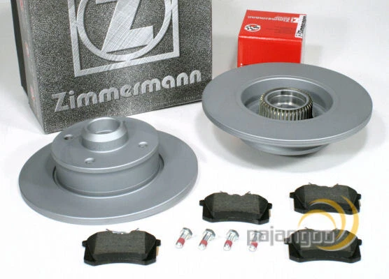 Гальмівні диски та колодки Zimmermann для Renault Laguna Купе (DT0/1) 3.0 dCi